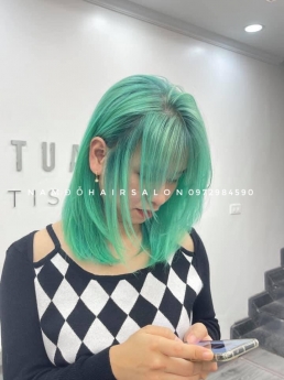 Nhuộm Tóc Làm Màu Tím Khói Đẹp Uy Tín Giá Rẻ Hoài Đức -Nam Đỗ Hair Salon