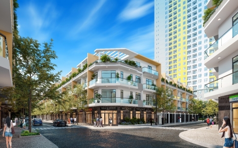 Nhà phố Bcons Plaza Compound An Ninh, liền kề Làng Đại Học Quốc Gia HCM, XD 1 trệt 2 lầu ST, giá