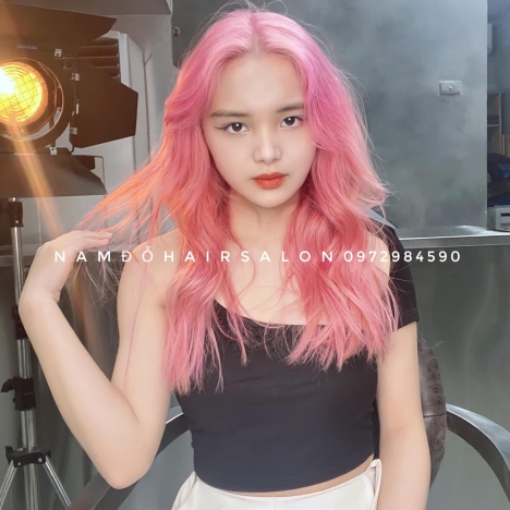 Nhuộm Tóc Top Salon Làm Màu Hồng Đẹp Giá Rẻ Hoài Đức - Nam Đỗ Hair Salon