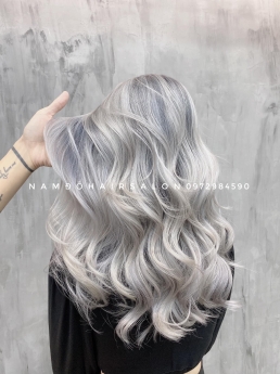 Nhuộm Tóc Top Salon Làm Màu Xanh Khói Đẹp Giá Rẻ Hoài Đức -Nam Đỗ Hair Salon