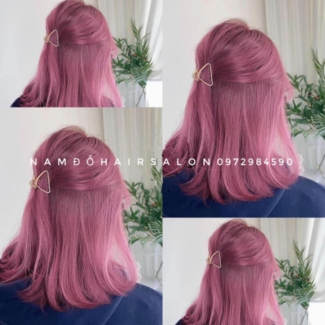 Nhuộm Tóc Top Salon Làm Màu Hồng Đẹp Giá Rẻ Hoài Đức - Nam Đỗ Hair Salon