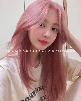 Nhuộm Tóc Top Salon Làm Màu Hồng Đẹp Giá Rẻ Hoài Đức - Nam Đỗ Hair Salon