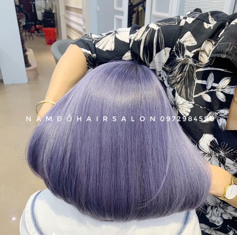 Nhuộm Tóc Top Salon Làm Màu Xanh Bule Đẹp Giá Rẻ Hoài Đức -Nam Đỗ Hair Salon