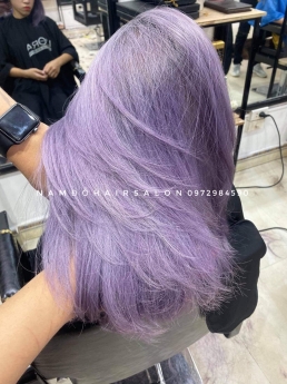 Nhuộm Tóc Top Salon Làm Màu Khói Tím Đẹp Giá Rẻ Hoài Đức -Nam Đỗ Hair Salon