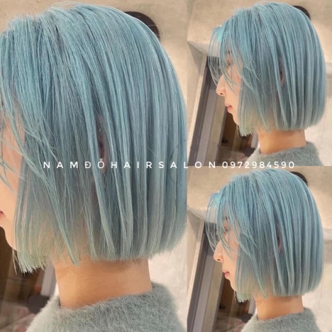 Nhuộm Tóc Làm Màu Tím Hồng Đẹp Giá Rẻ Hoài Đức -Nam Đỗ Hair Salon