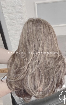 Nhuộm Tóc Top Salon Làm Màu Xanh Khói Đẹp Giá Rẻ Hoài Đức -Nam Đỗ Hair Salon
