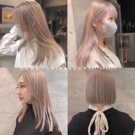 Nhuộm Tóc Top Salon Làm Màu Vàng Kim Đẹp Uy Tín Giá Rẻ Hoài Đức -Nam Đỗ Hair Salon