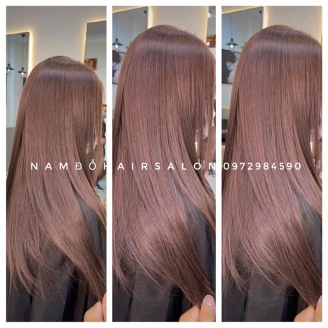 Nhuộm Tóc Top Salon Làm Màu Hồng Phấn Đẹp Giá Rẻ Hoài Đức -Nam Đỗ Hair Salon