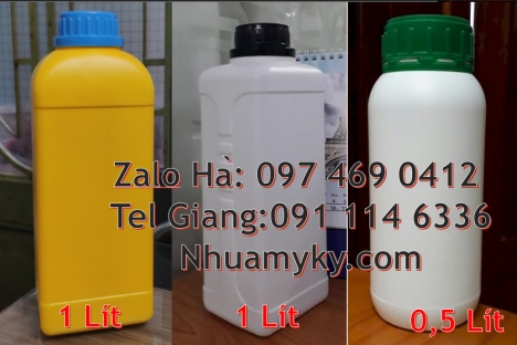 Chai nhựa 50ml đựng thuốc trừ sâu, Chai 100ml màu trong Chai nhựa 1000ml đựng mật ong, chai nhựa đự