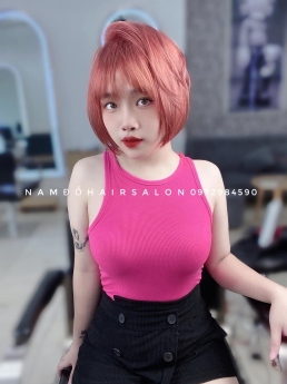 Nhuộm Tóc Top Salon Làm Màu Hồng Trà Sữa Đẹp Uy Tín Giá Rẻ Hoài Đức -Nam Đỗ Hair Salon