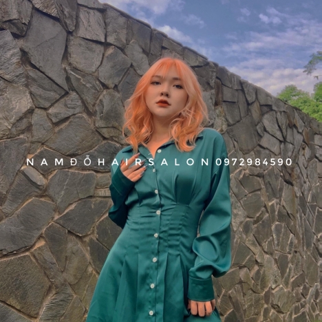 Nhuộm Tóc Top Salon Làm Màu Cam Đẹp Uy Tín Giá Rẻ Hoài Đức -Nam Đỗ Hair Salon