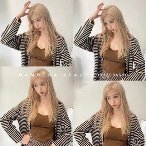 Nhuộm Tóc Top Salon Làm Màu Vàng Khói Đẹp Giá Rẻ Hoài Đức -Nam Đỗ Hair Salon