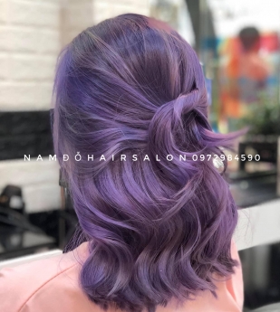 Nhuộm Tóc Top Salon Làm Màu Tím Đẹp Giá Rẻ Hoài Đức -Nam Đỗ Hair Salon