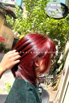Nhuộm Tóc Top Salon Làm Màu Đỏ Tím Đẹp Uy Tín Giá Rẻ Hoài Đức - Nam Đỗ Hair Salon