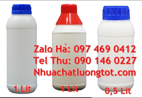 Chai 100ml màu trong  Chai nhựa vuông 500ml đựng axit Chai nhựa 50ml 30ml đựng thuốc diệt nấm, Cha