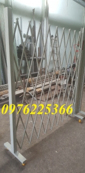 Hàng rào xếp gọn ,Hàng rào xếp kéo tay di động