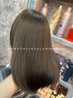 Nhuộm Tóc Salon Làm Màu Rêu Khói Đẹp Giá Rẻ Hoài Đức -Nam Đỗ Hair Salon