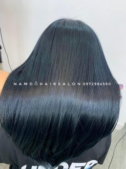 Nhuộm Tóc Top Salon Làm Màu Xanh Đen Đẹp Giá Rẻ Hoài Đức -Nam Đỗ Hair Salon