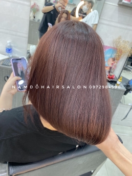 Nhuộm Tóc Top Salon Làm Màu Nâu Socola Đẹp Giá Rẻ Hoài Đức -Nam Đỗ Hair Salon