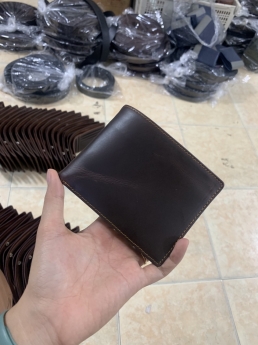 Ví Nam Da Bò Pullup Wax Nâu - Tận Xưởng Không Qua Trung Gian