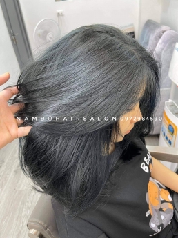 Nhuộm Tóc Top Salon Làm Màu Xanh Rêu Đẹp Giá Rẻ Hoài Đức -Nam Đỗ Hair Salon