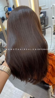 Nhuộm Tóc Top Salon Làm Màu Nâu Trầm Đẹp Giá Uy Tín Giá Rẻ Hoài Đức -Nam Đỗ Hair Salon