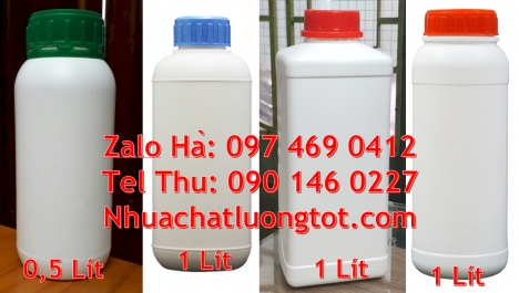 Chai 100ml màu trong  Chai nhựa vuông 500ml đựng axit Chai nhựa 50ml 30ml đựng thuốc diệt nấm, Cha