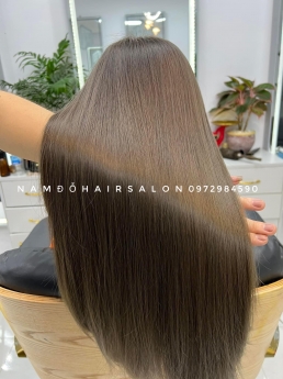 Nhuộm Tóc Top Salon Làm Màu Nâu Trầm Đẹp Giá Uy Tín Giá Rẻ Hoài Đức -Nam Đỗ Hair Salon