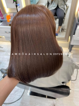Nhuộm Tóc Top Salon Làm Màu Nâu Vàng Đẹp Giá Rẻ Hoài Đức -Nam Đỗ Hair Salon