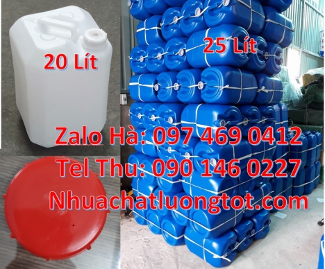 can 30l đựng hóa chất, can 10l dẹp đựng axit, Can 25l đựng phân bón, can nhựa giá rẻ hcm, can dẹp 30