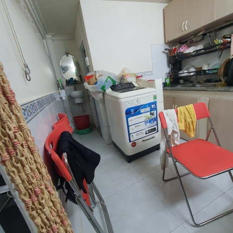 Nhà trệt, 1 lửng, 1 Phòng ngủ , 1 toilet, có thể cải thiện 2 phòng ngủ.