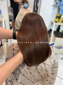 Nhuộm Tóc Top Salon Làm Màu Vàng Rêu Đẹp Uy Tín Giá Rẻ Hoài Đức -Nam Đỗ Hair Salon
