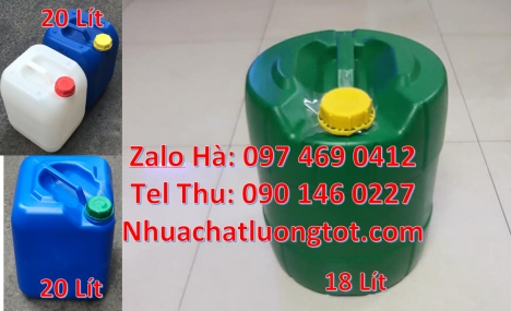 can 30l đựng hóa chất, can 10l dẹp đựng axit, Can 25l đựng phân bón, can nhựa giá rẻ hcm, can dẹp 30