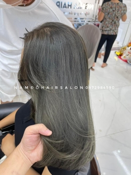 Nhuộm Tóc Salon Làm Màu Rêu Khói Đẹp Giá Rẻ Hoài Đức -Nam Đỗ Hair Salon