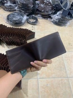 Ví Nam Da Bò Pullup Wax Nâu - Tận Xưởng Không Qua Trung Gian