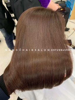Nhuộm Tóc Top Salon Làm Màu Nâu Tây Đẹp Uy Tín Giá Rẻ Hoài Đức -Nam Đỗ Hair Salon