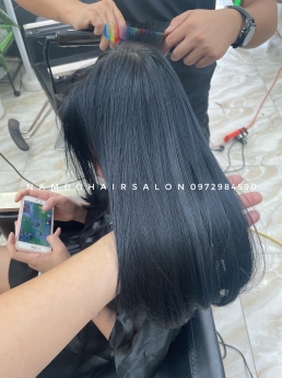 Nhuộm Tóc Top Salon Làm Màu Xanh Rêu Đẹp Giá Rẻ Hoài Đức -Nam Đỗ Hair Salon