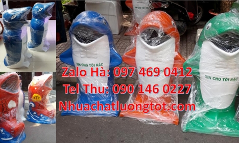 Thùng rác hình thú, sọt nhựa composite, thùng rác nhựa giá rẻ Cung cấp sỉ thùng rác con vật, Thùng r