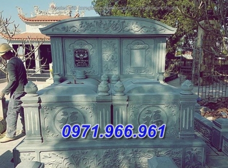 Trà vinh + 10 mẫu nhà mồ đôi bằng đá nguyên khối đẹp