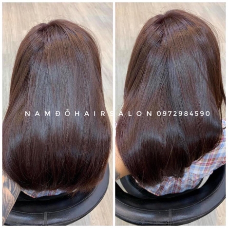 Nhuộm Tóc Top Salon Làm Màu Nâu Trầm Đẹp Giá Rẻ Hoài Đức -Nam Đỗ Hair Salon