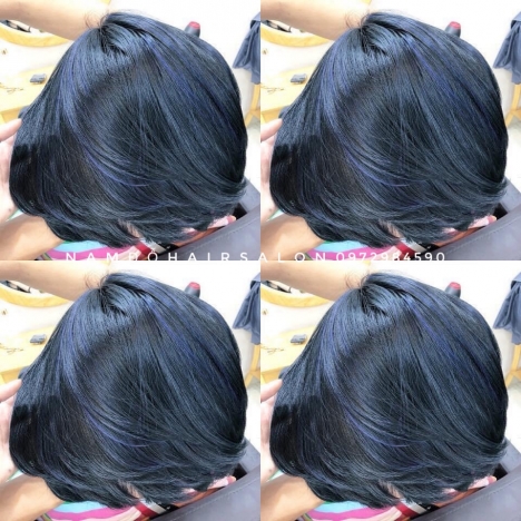 Nhuộm Tóc Salon Làm Màu Xanh Đẹp Uy Tín Giá Rẻ Hoài Đức -Nam Đỗ Hair Salon