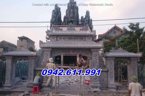 quảng ninh + bán 13 mẫu cổng đá đình chùa đẹp