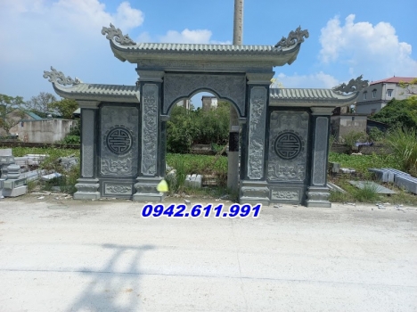 quảng ninh + bán 13 mẫu cổng đá đình chùa đẹp
