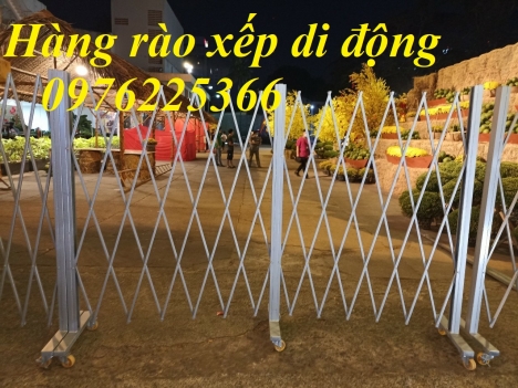 Báo giá hàng rào xếp kéo tay