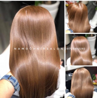 Nhuộm Tóc Top Salon Làm Màu Tím Đỏ Đẹp Giá Rẻ Hoài Đức -Nam Đỗ Hair Salon