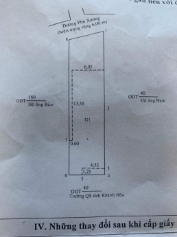 Bán căn nhà mặt tiền đường Phú xương, Vĩnh Hải