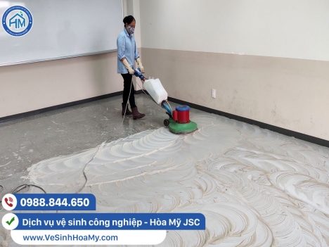 Quy trình vệ sinh nhà xưởng, vệ sinh Hòa Mỹ