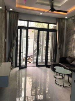 BÁN NHÀ  2 TANG ,SÁT MẶT TIỀN HẺM XE HƠI 7M NHÀ MỚI KENG - CHỈ 4.3 TỶ TL - GÒ XOÀI.