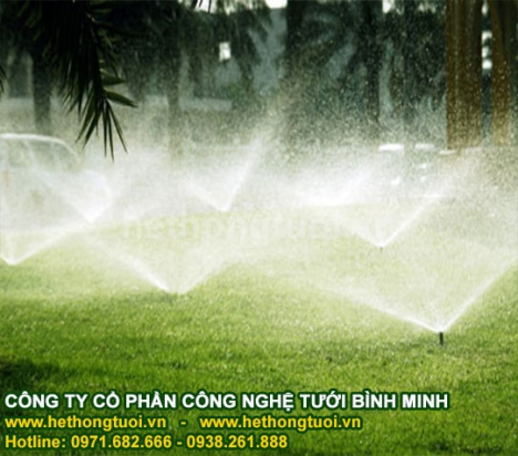 Tưới cảnh quan, vòi phun pop up, vòi phun tưới cảnh quan, vòi phun xoay 360 độ