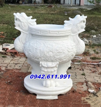 Gia lai + 013 mẫu lư hương đình chùa bằng đá đẹp